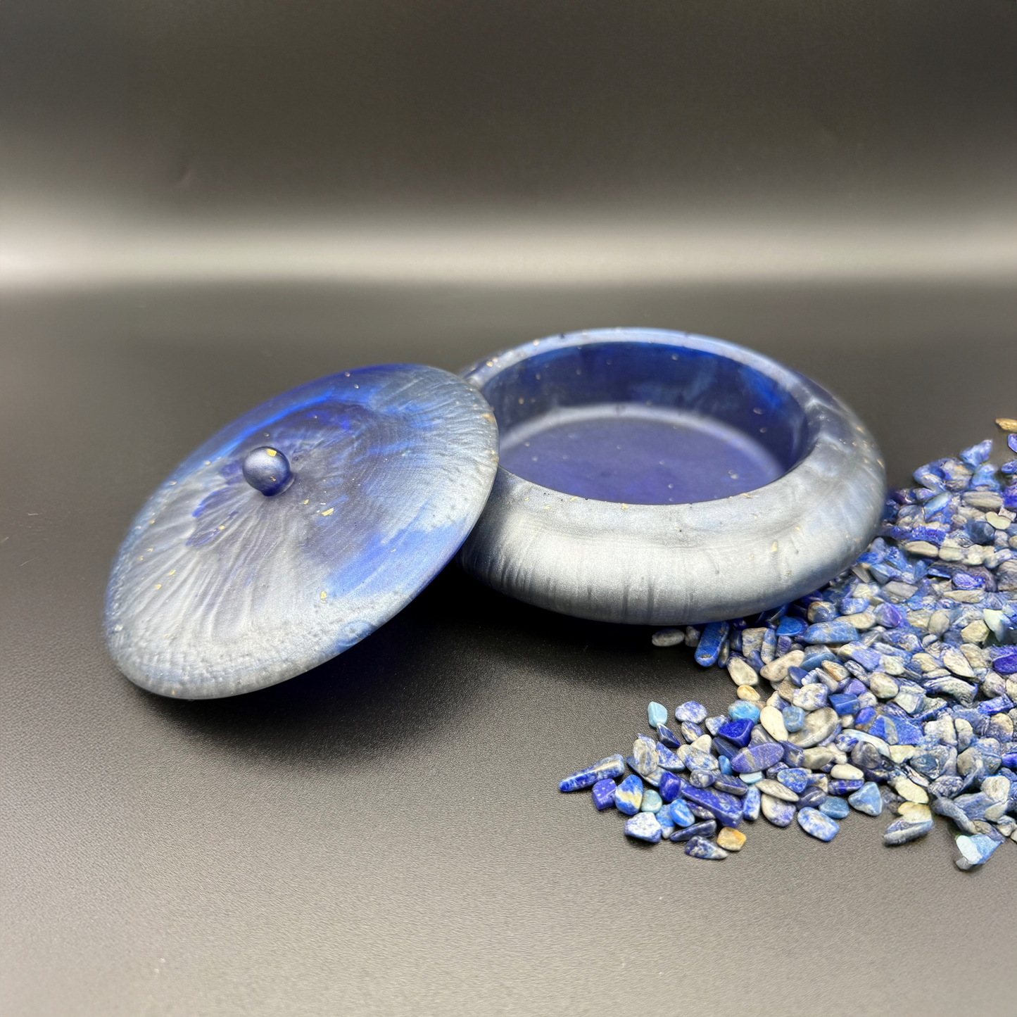 Lapis Inspired Trinket Bowl - Affordable Essentials Collection