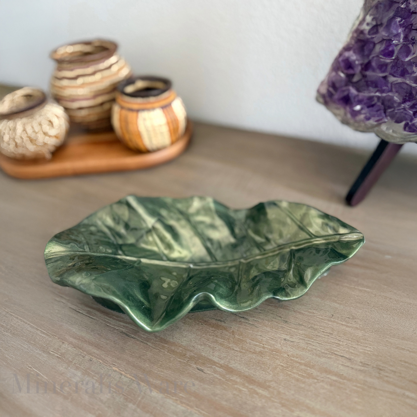 Jade Inspired Leaf Bowl - Affordable Essentials Collection