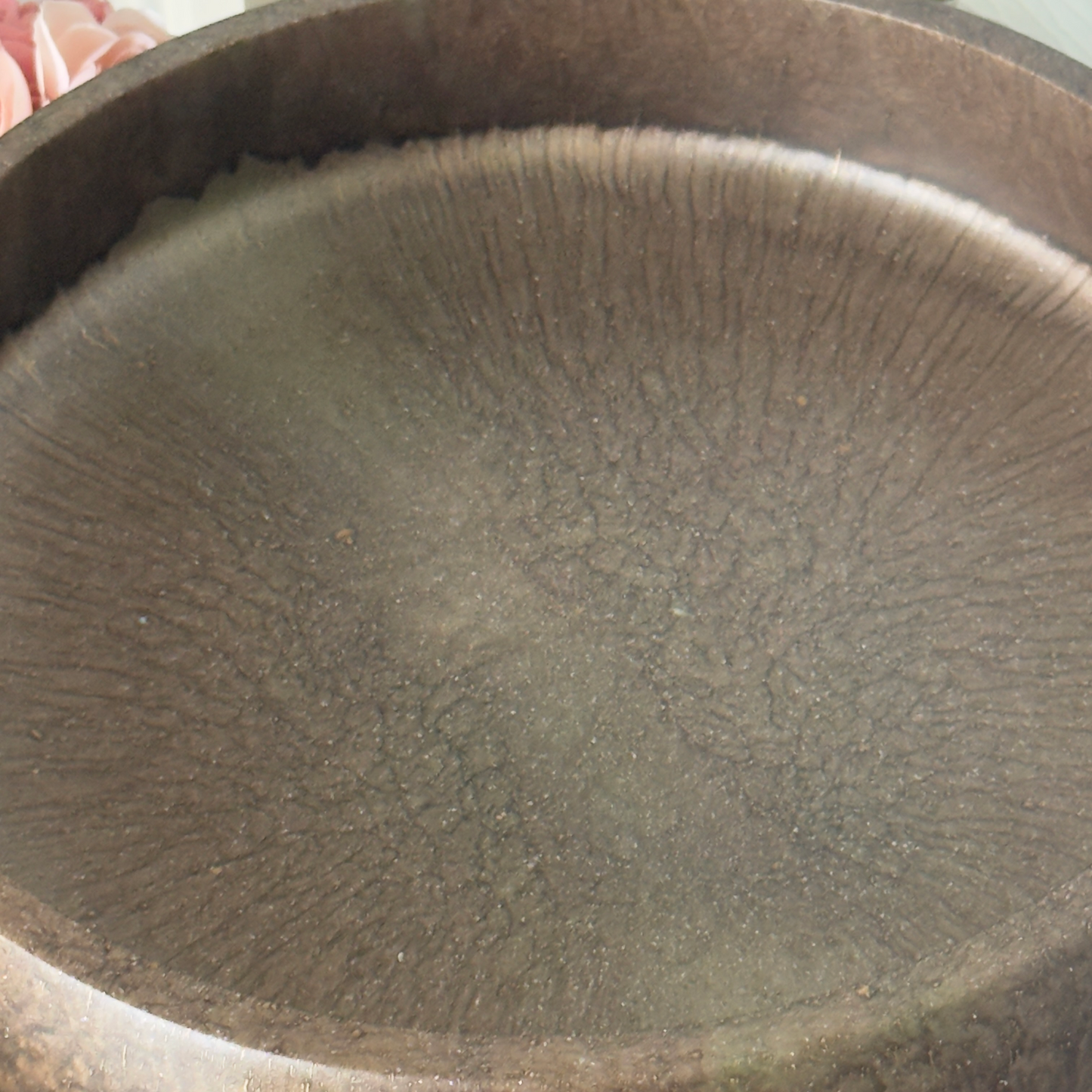 Large Gilded Bronzite Resin Fruit Bowl