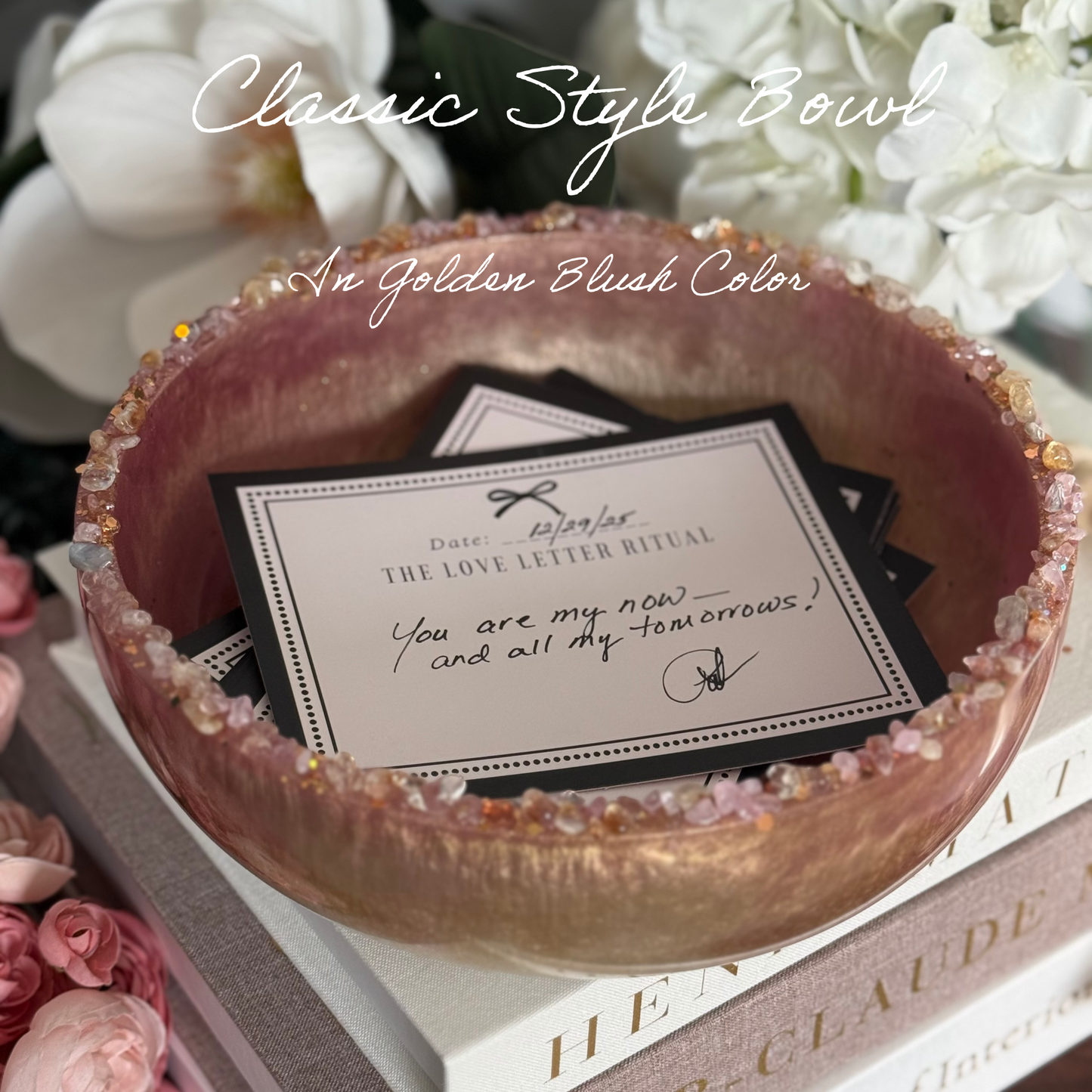 Love Letter Ritual Bowl - A Personalized Heirloom for Meaningful Moments