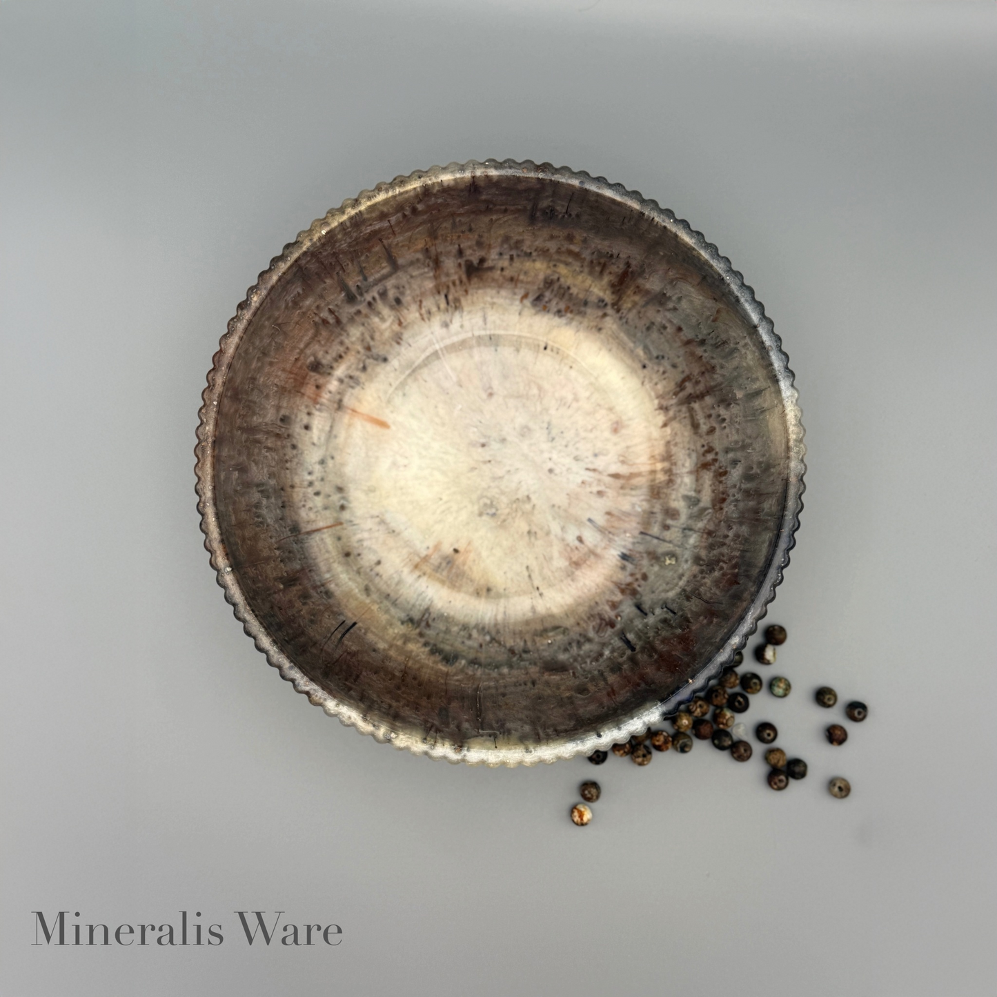 Earthy Agate Inspired Resin Bowl - Stylish Home Accent