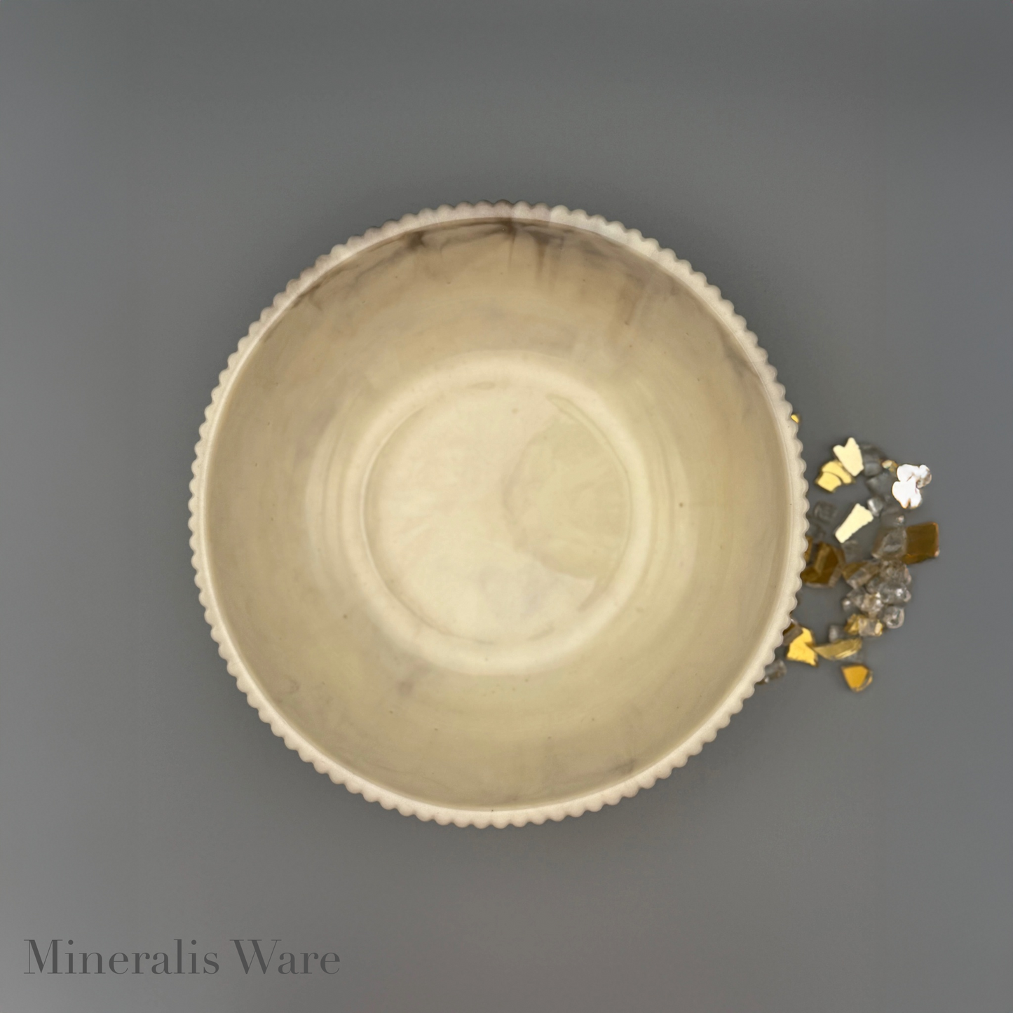 Elegant Alabaster Inspired Resin Bowl for Stylish Serving