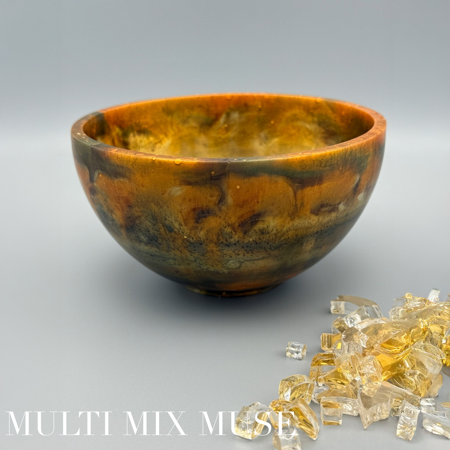 Small Orange and Green Bowl - Affordable Essentials Collection
