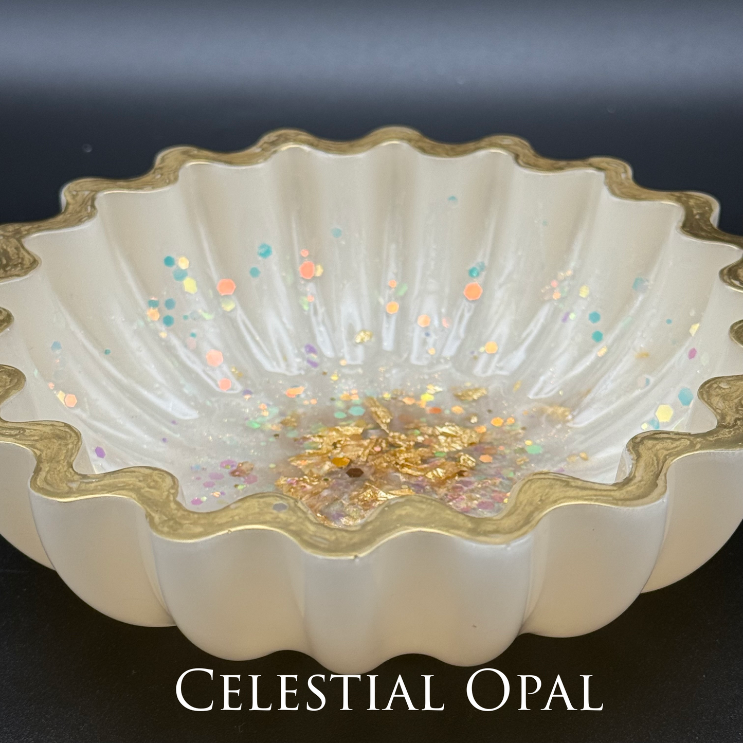 Celestial Opal Inspired Candy Dish