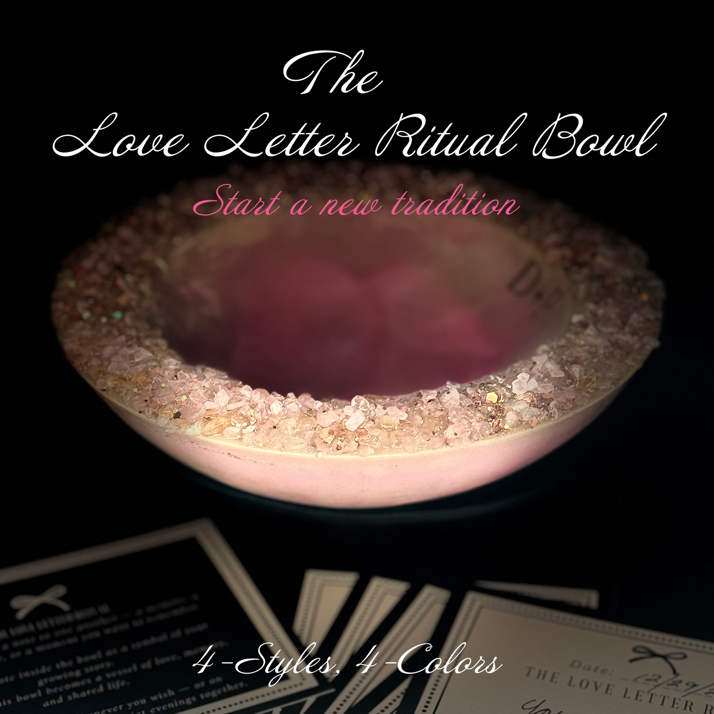 Love Letter Ritual Bowl  Signature Edition - A Personalized Heirloom for Meaningful Moments