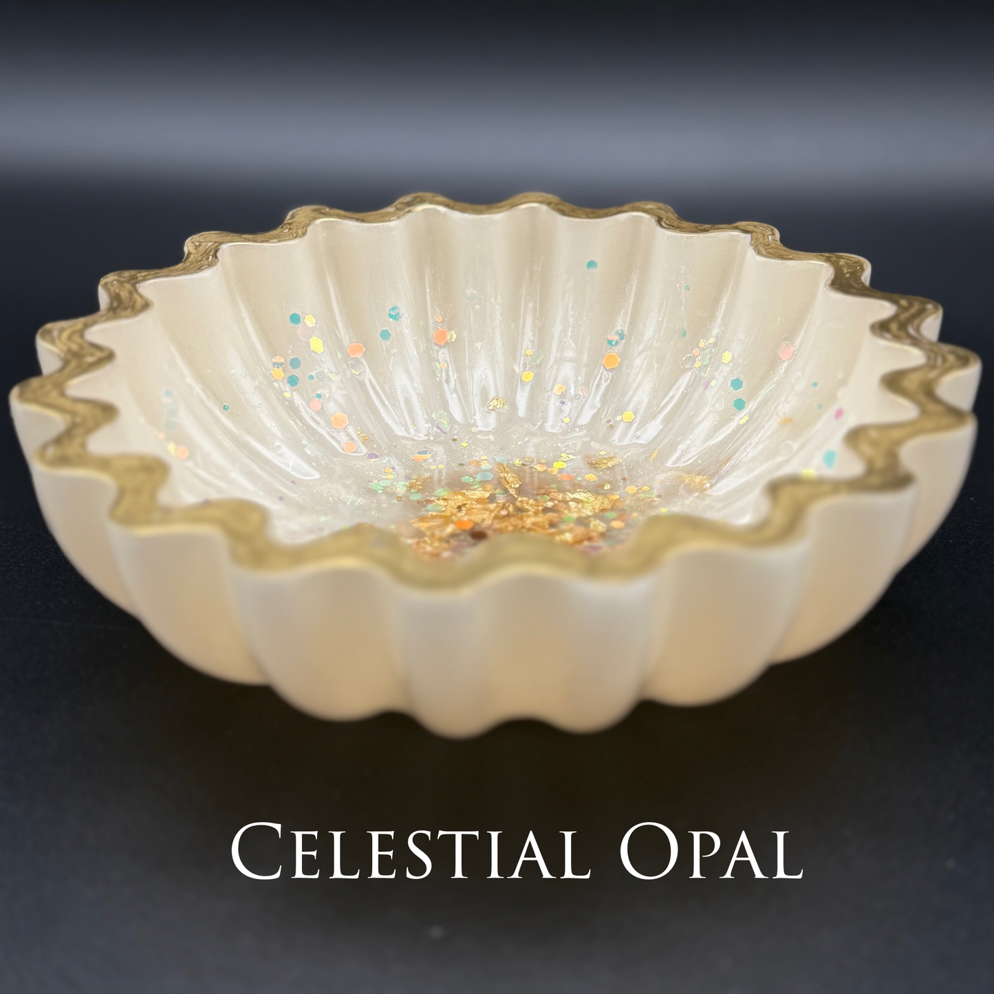 Celestial Opal Inspired Candy Dish