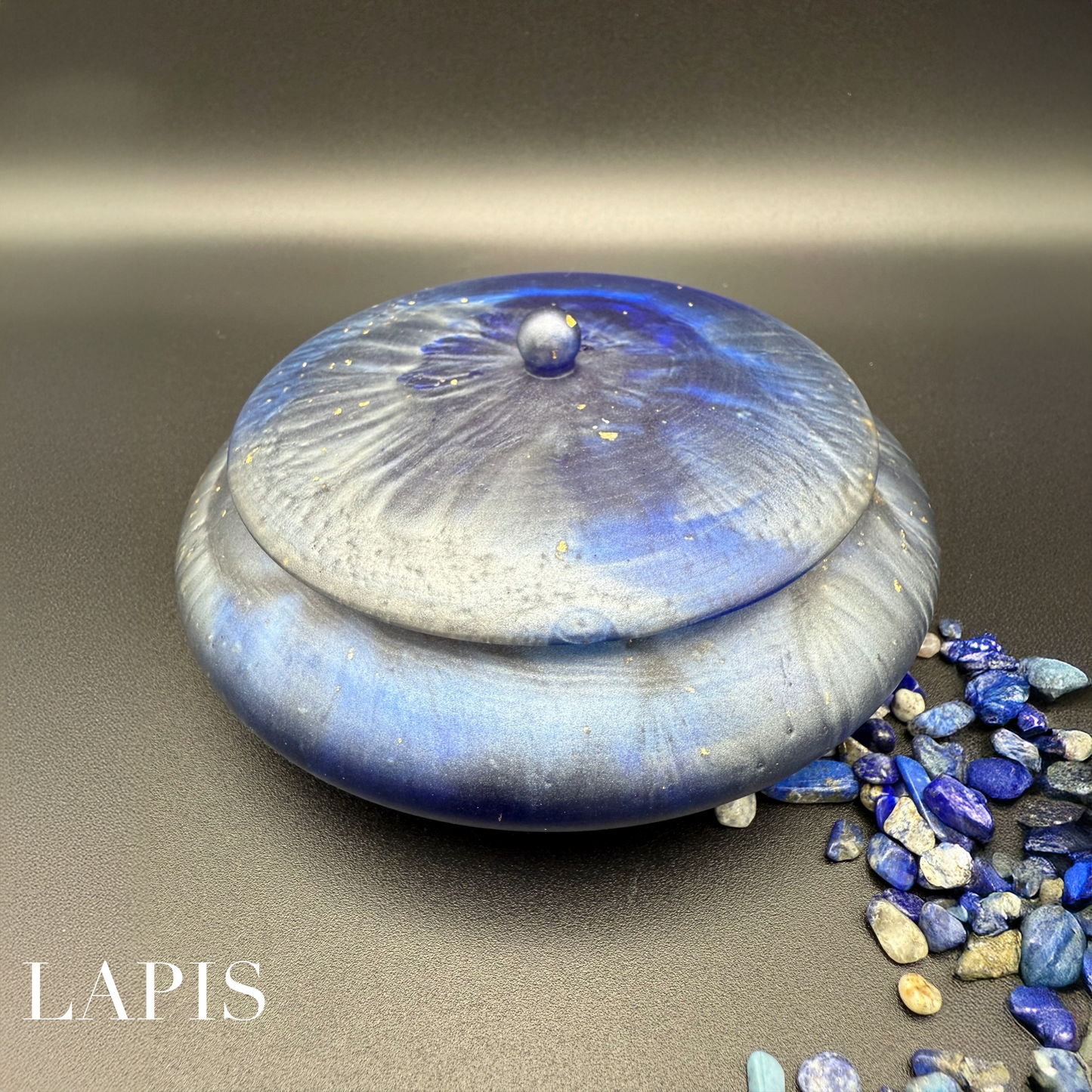 Lapis Inspired Trinket Bowl - Affordable Essentials Collection