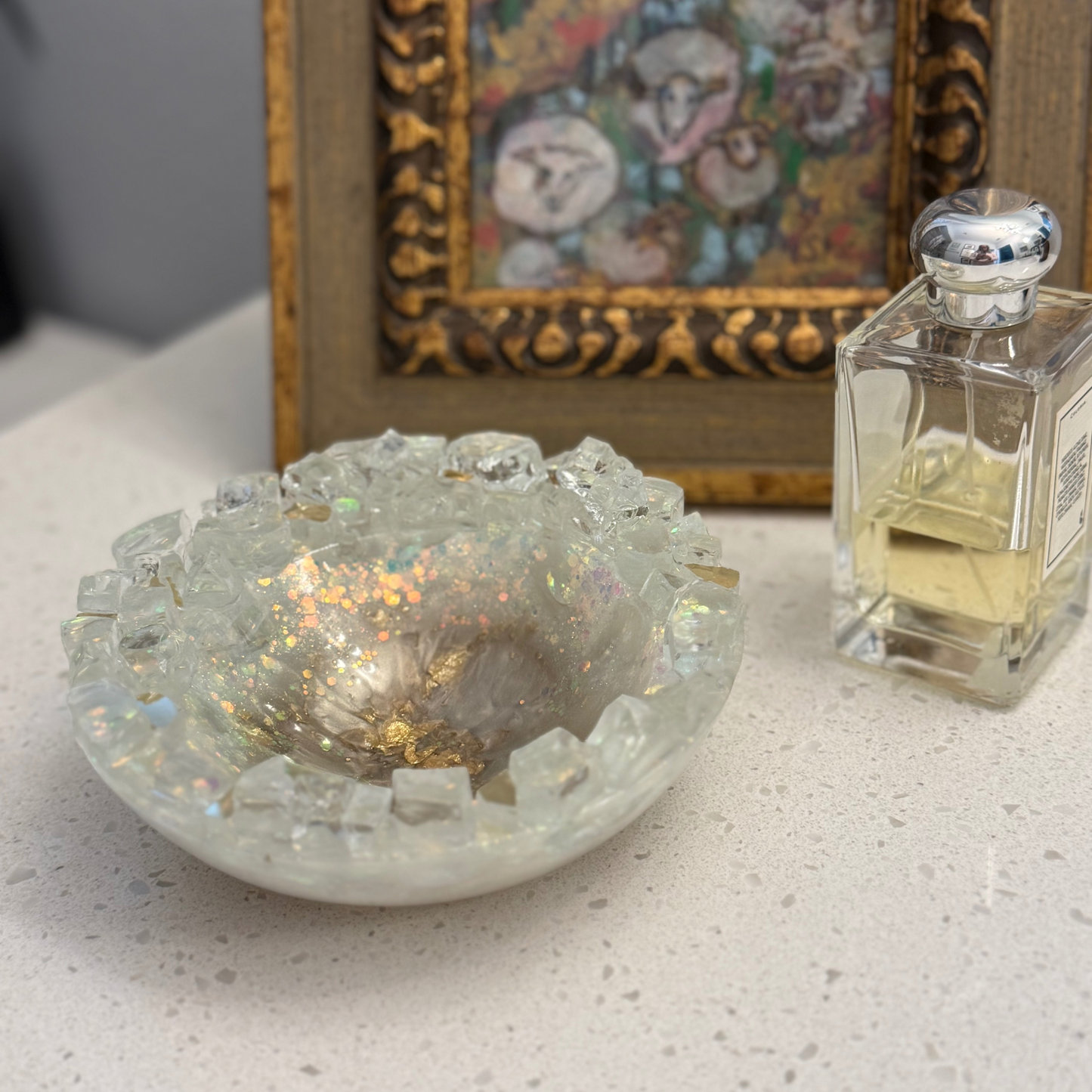 Celestial Opal Inspired Vanity Bowl