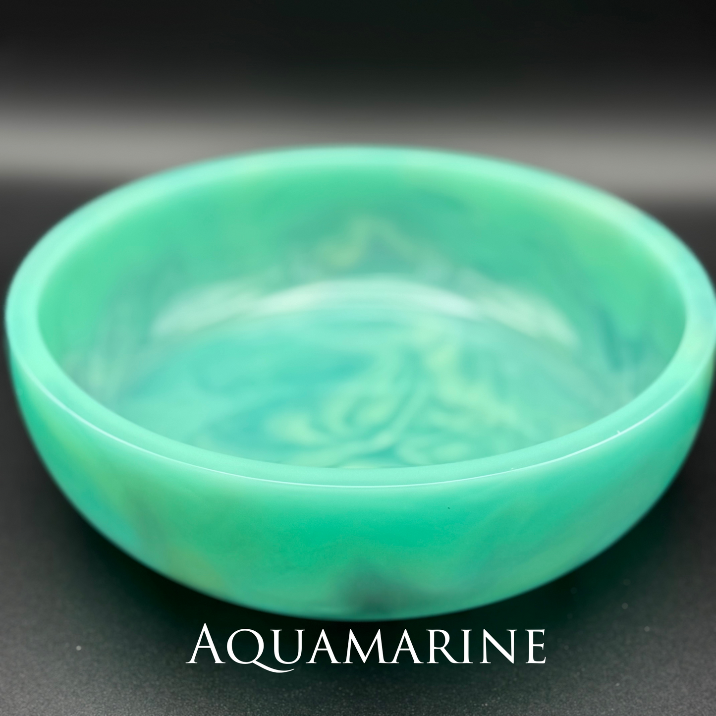 Medium Aquamarine Inspired Bowl | Green-Blue Decorative 8” Bowl for Home Decor