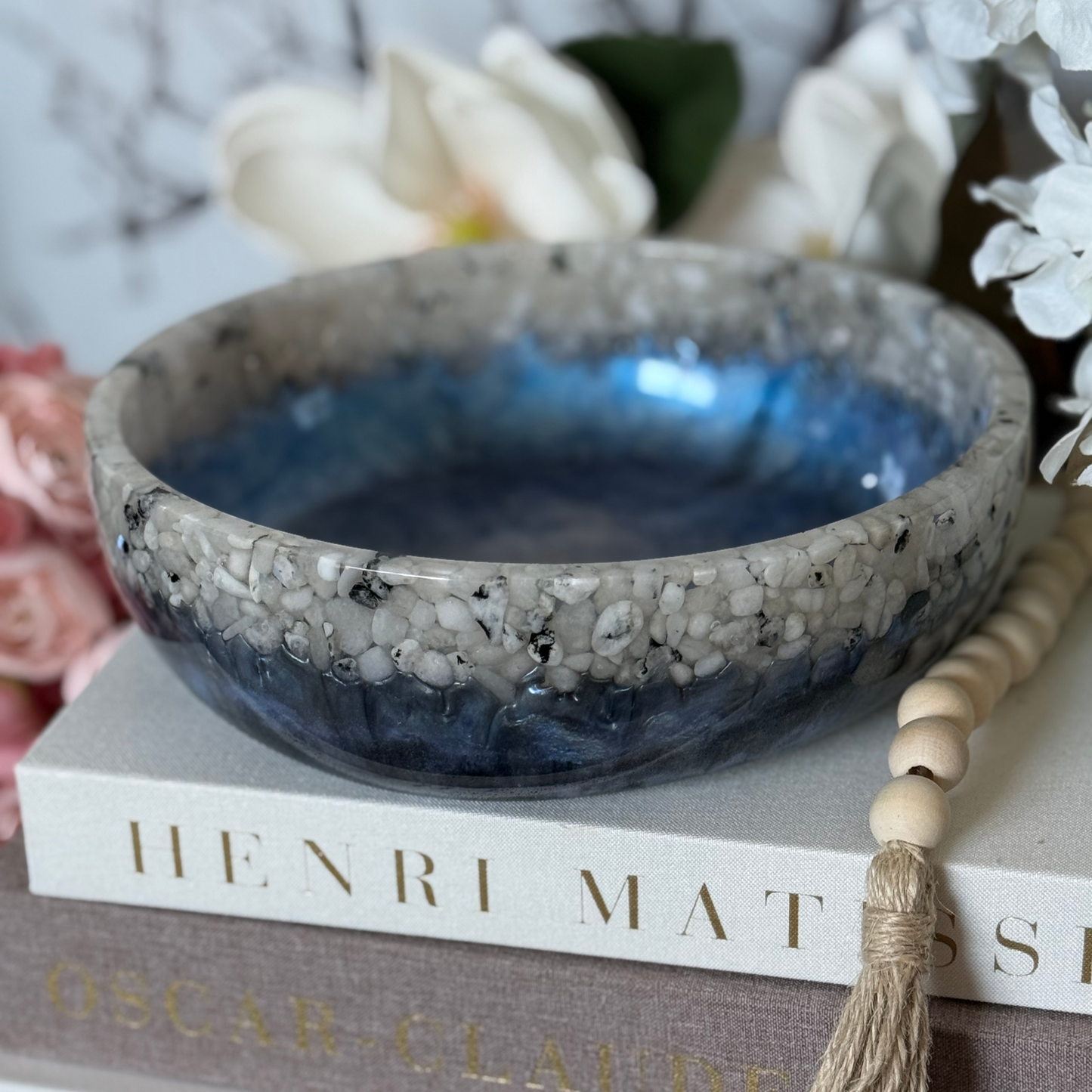 Iridescent Moonstone Fruit Bowl