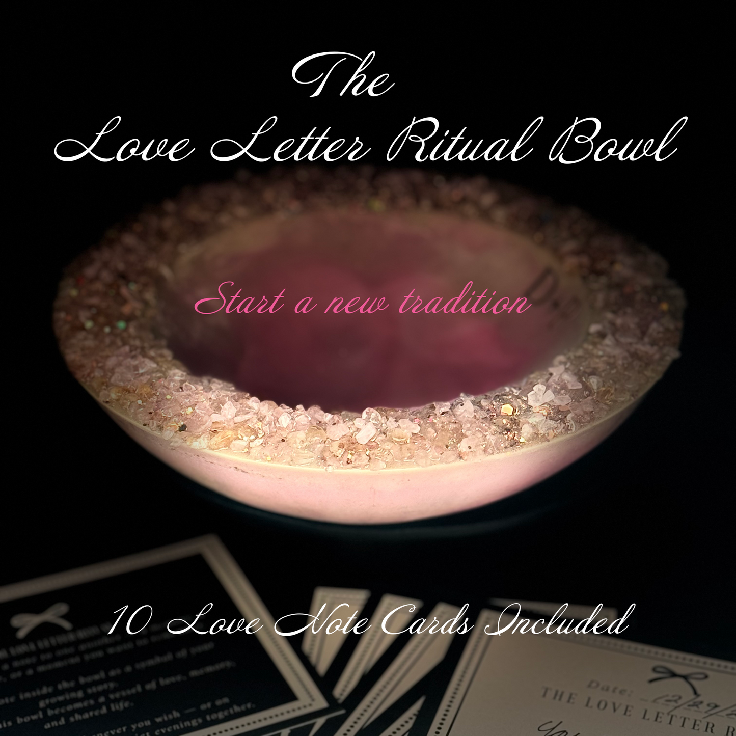 Love Letter Ritual Bowl  Signature Edition - A Personalized Heirloom for Meaningful Moments